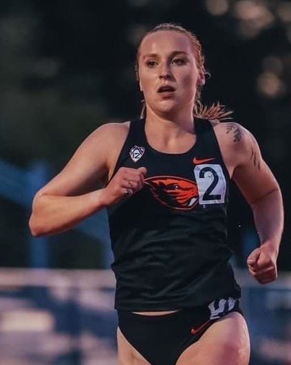 Grace Fetherstonhaugh racing for Oregon State
